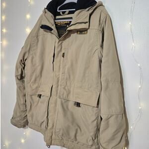 VINTAGE ABERCROMBIE & FITCH Sentinel Tactical Cargo Field Jacket Small Y2K Rare